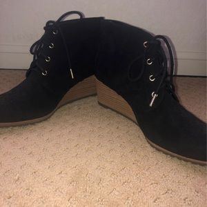 Women’s Black Suede Booties